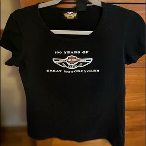 Harley Davidson 100 year celebration women’s tee